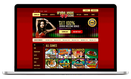 Grande Vegas Casino Laptop
