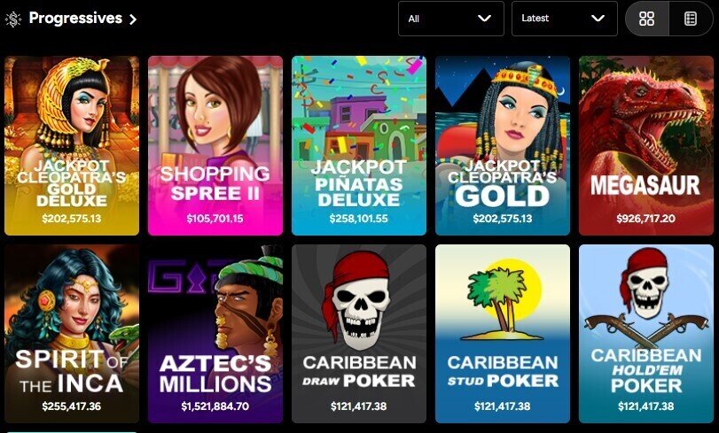 Uptown Pokies Progressive Jackpots