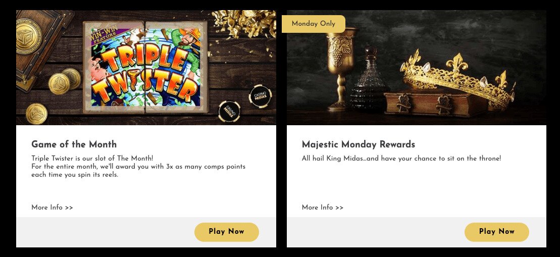 Casino Midas Promotions