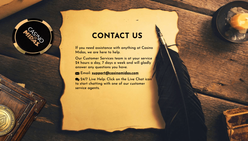 casino Midas Customer Service