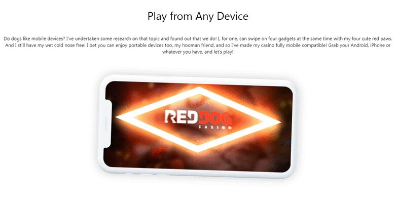 Red Dog Casino Mobile
