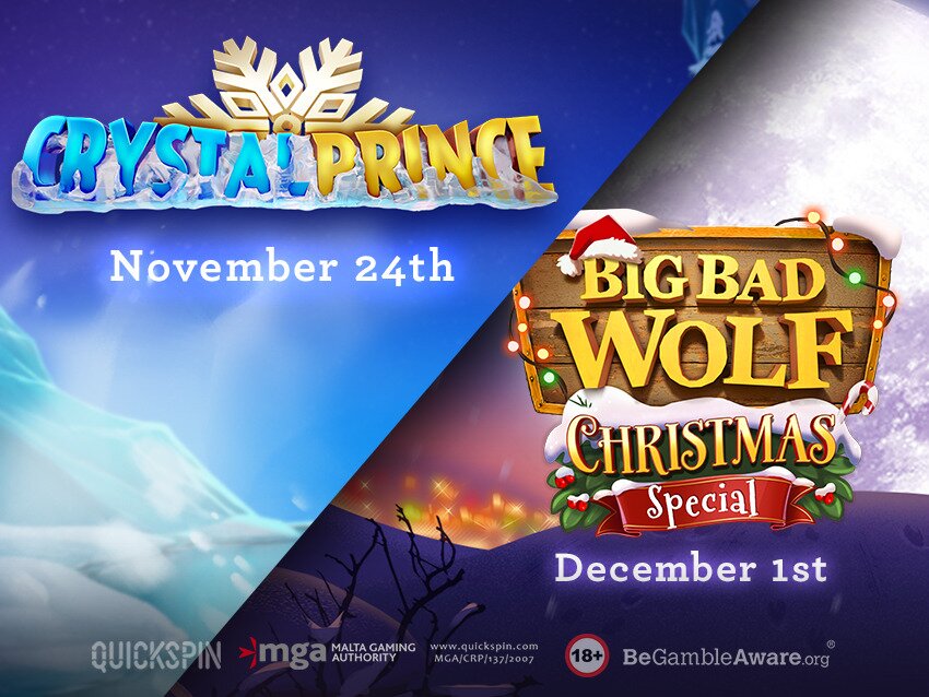 Quickspin Big Bad Wolf Christmas Special and Crystal Prince