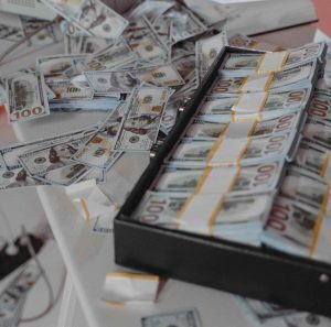 money counting and laundering