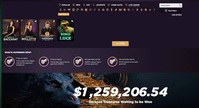 Jackpot Jill Casino - Jackpots