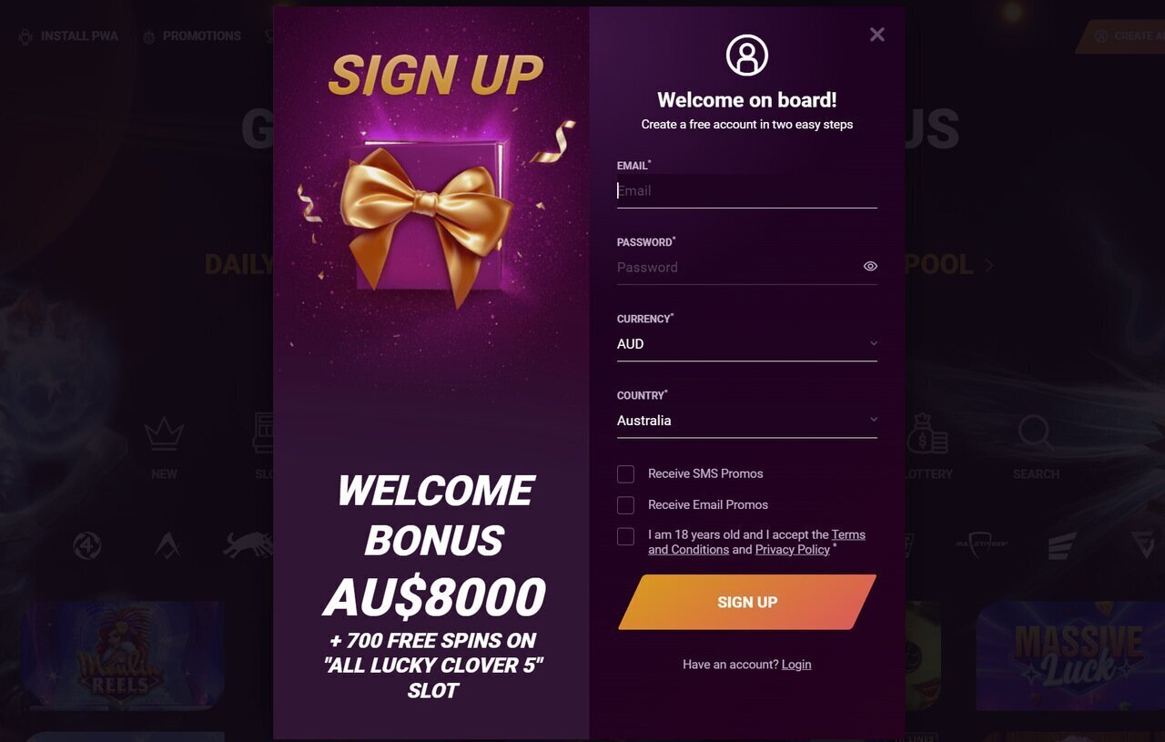 dundeeslots sign up