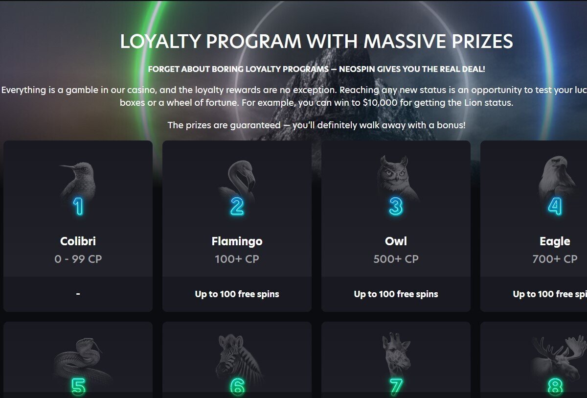 neospin loyalty