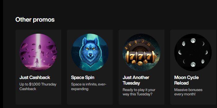 Just Casino Promos