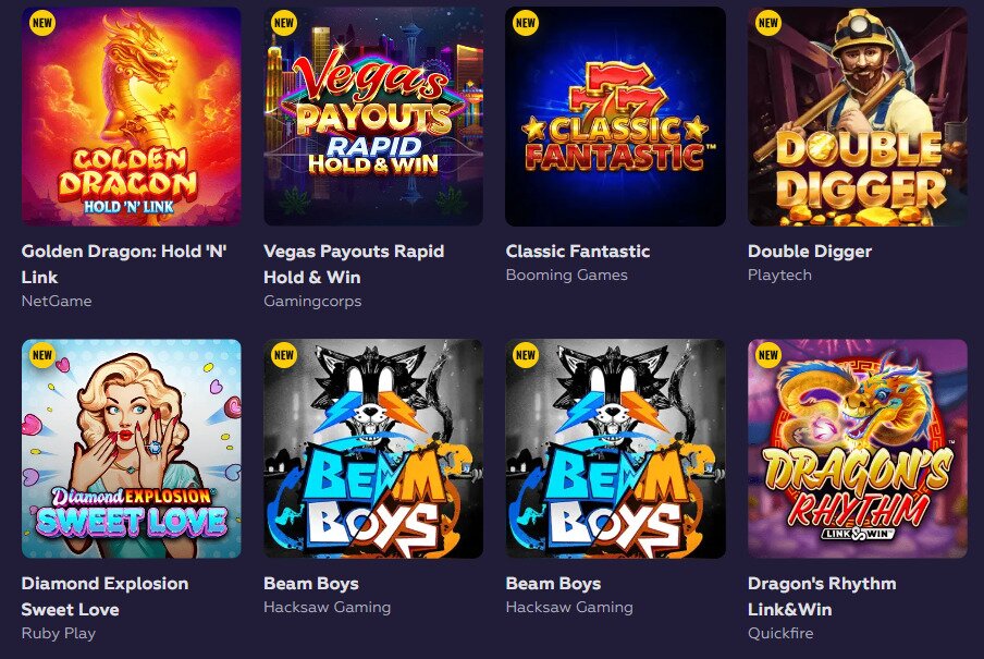Playfina New Games