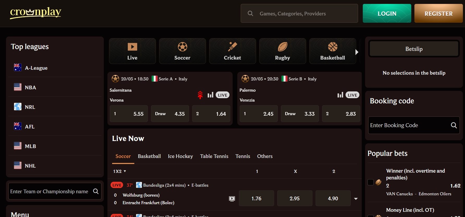 crownplay casino sports betting