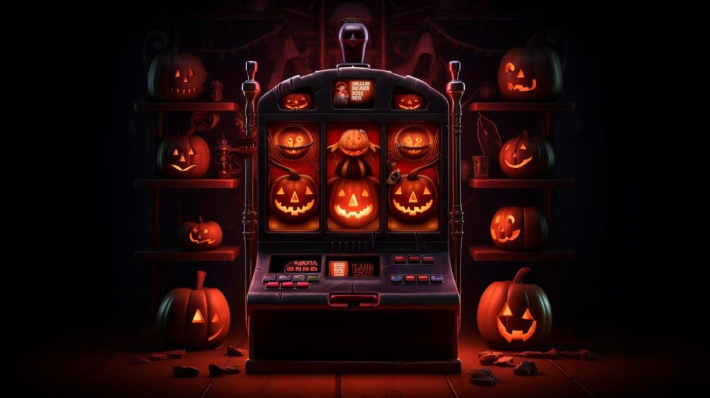 Halloween pokie machine