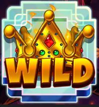 Flame and Fortune Crown Wild Symbol
