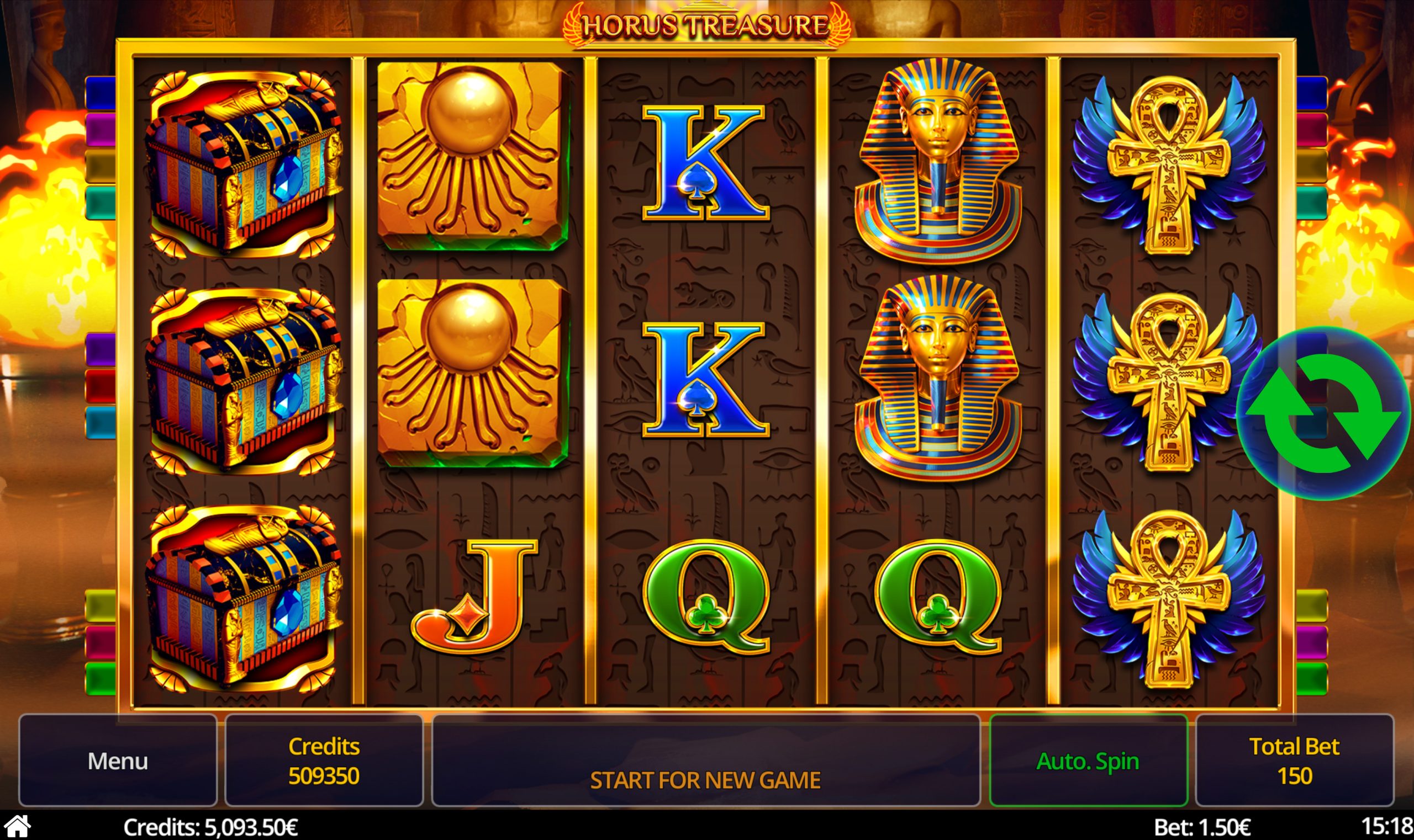 Horus Treasure Game Play