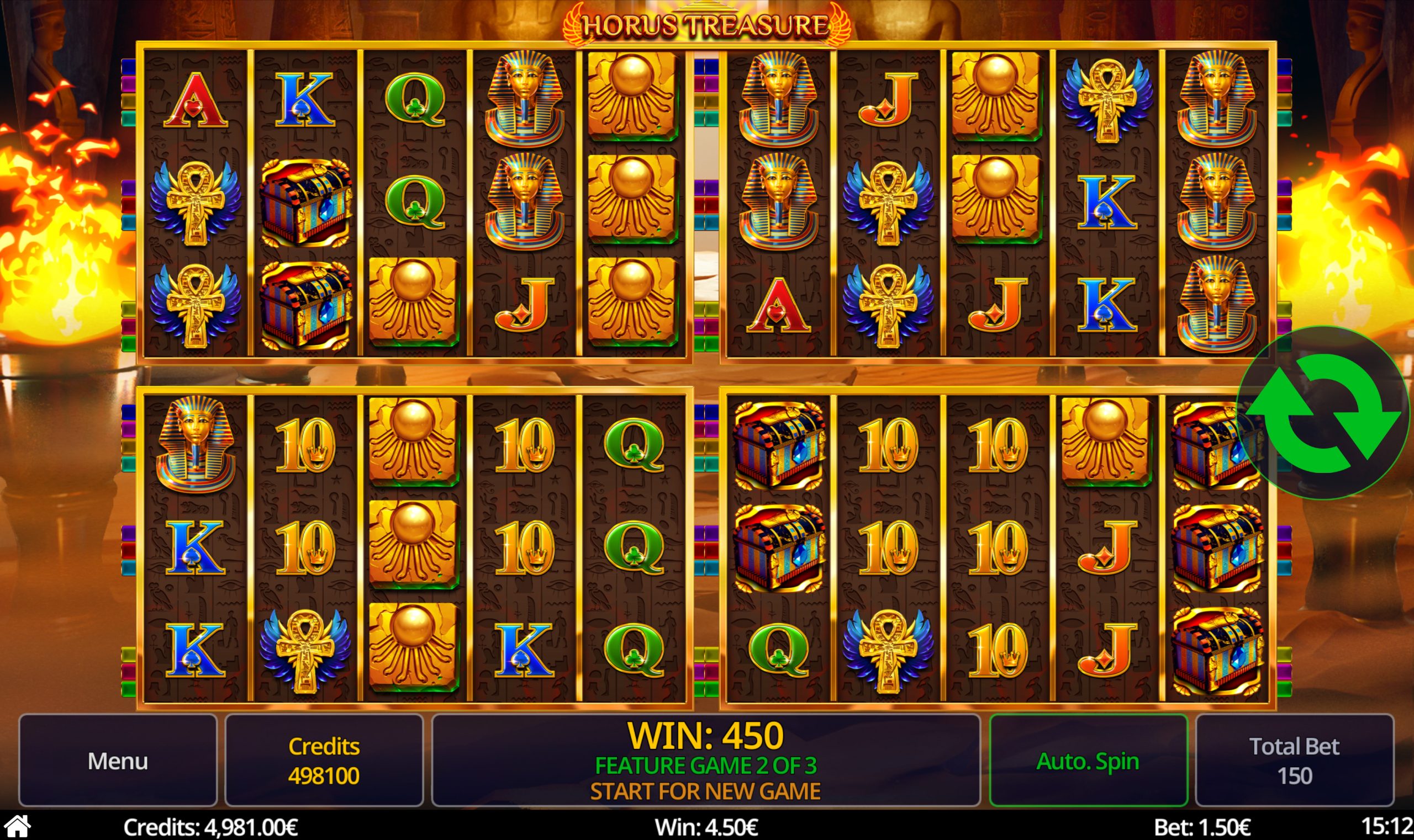 Horus Treasure Win