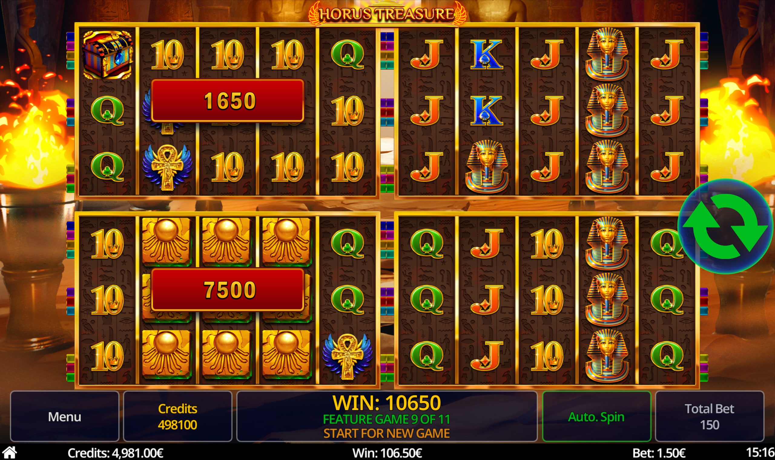 Horus Treasure Big Win