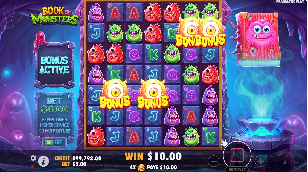 Bonus win screen