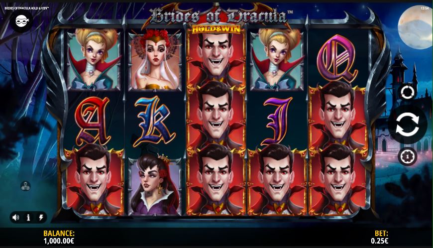 Brides of Dracula play screen 2