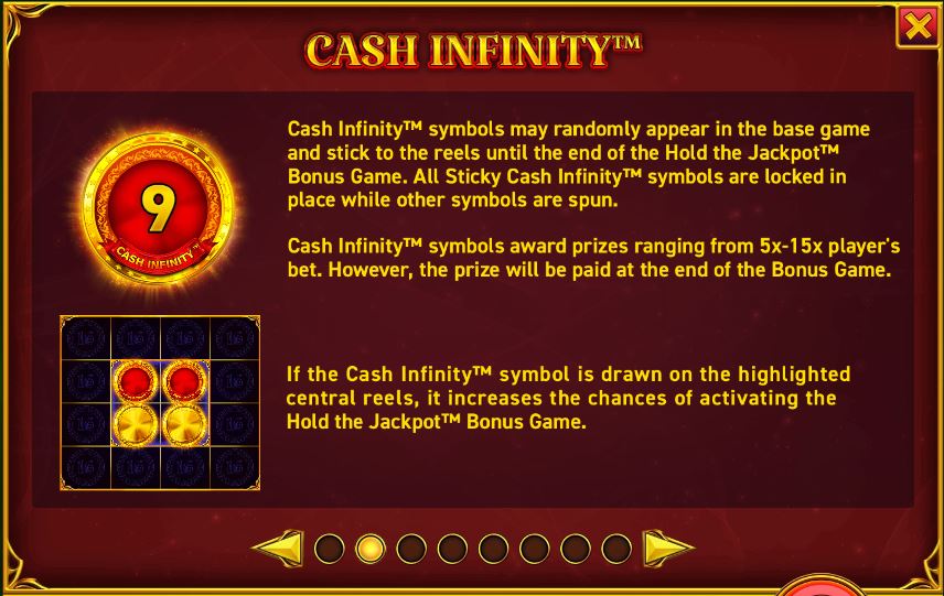 Cash infinity explained