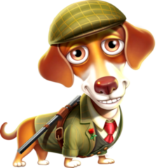 Detective dog symbol