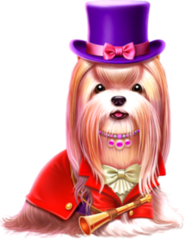 Fancy dog symbol