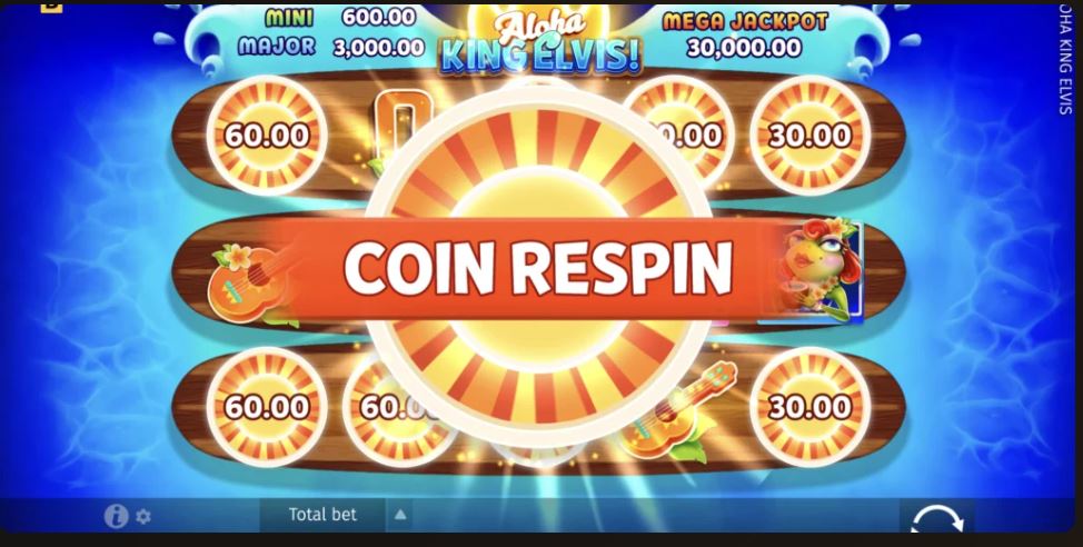 Coins respin screen