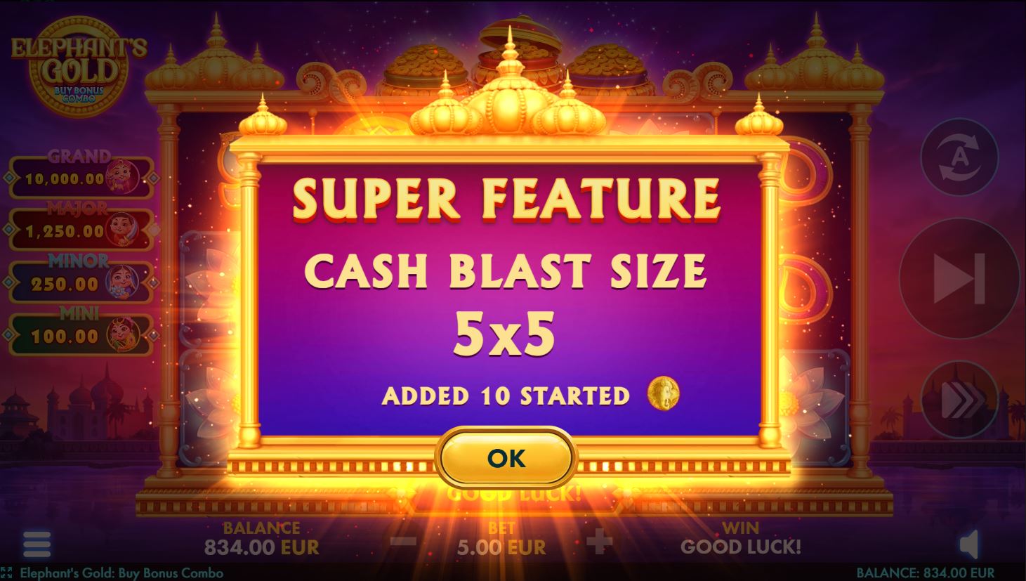 Elephant-s-Gold_-Buy-Bonus-Combo feature screen
