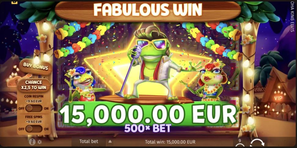 Fabulous win screen