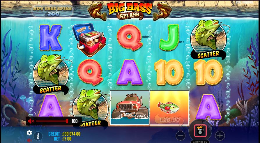 Big bass splash gameplay