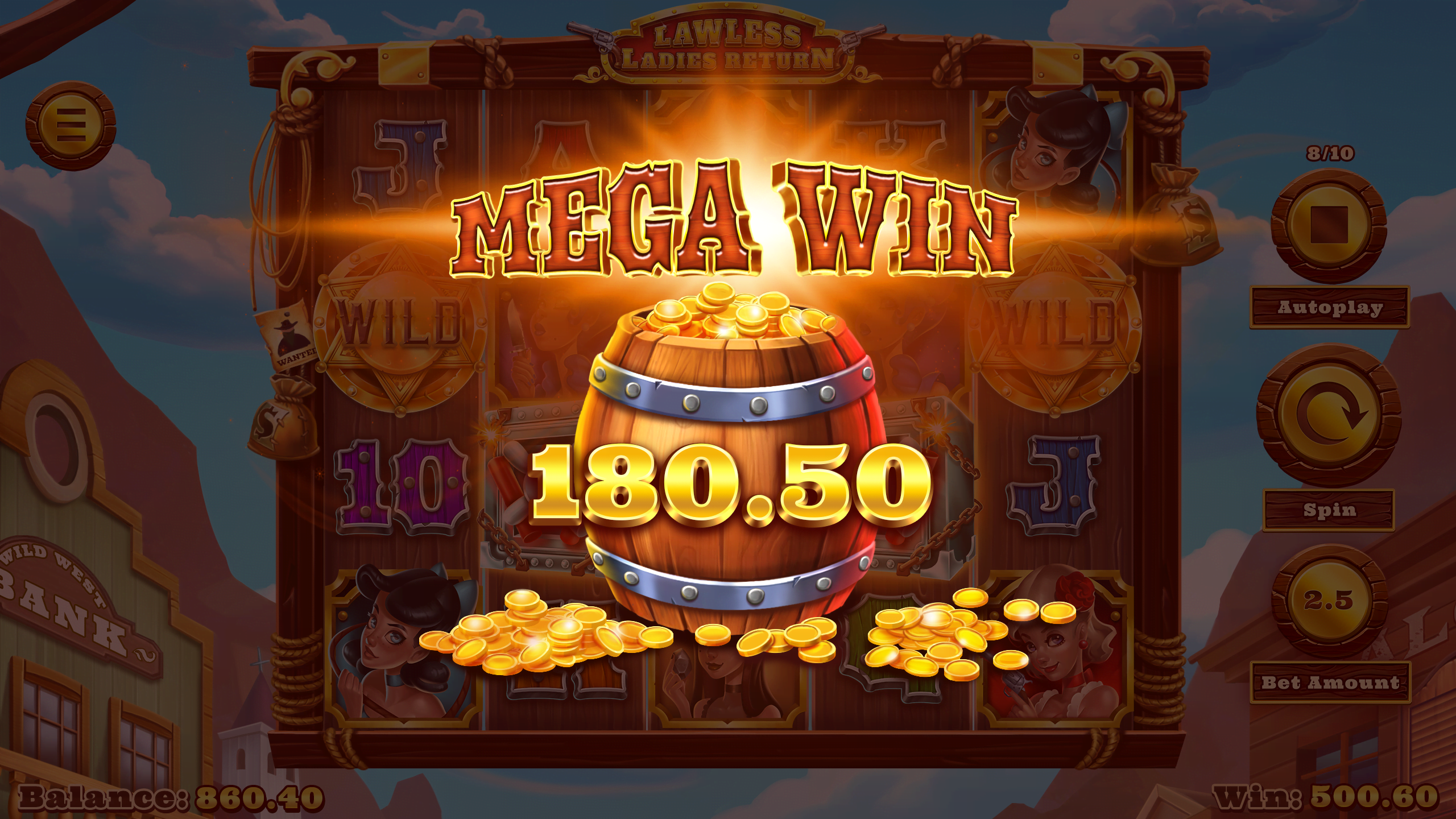 Lawless Ladies Return Mega Win