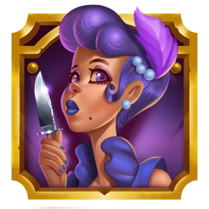 Purple Hair Babe Symbol