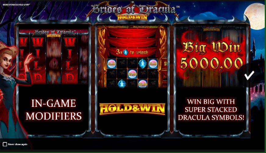 Brides of Dracula play screen 1