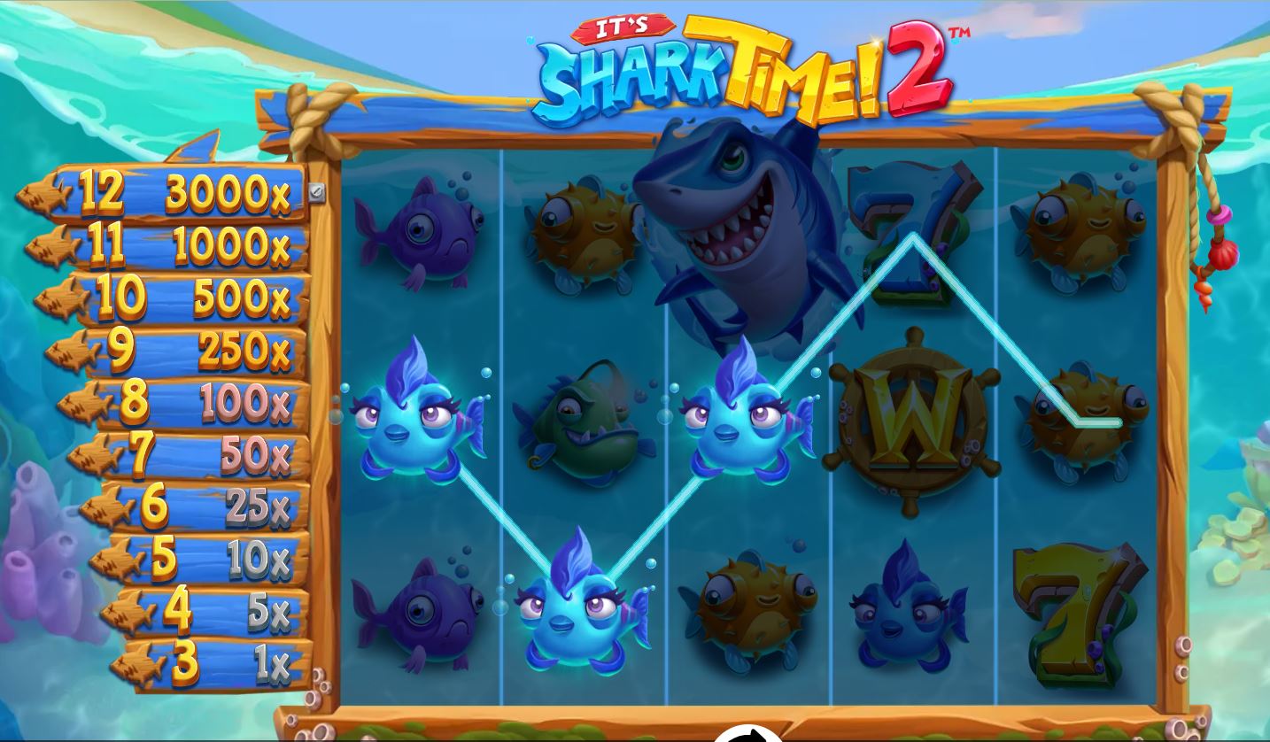 Its shark time 2 reels