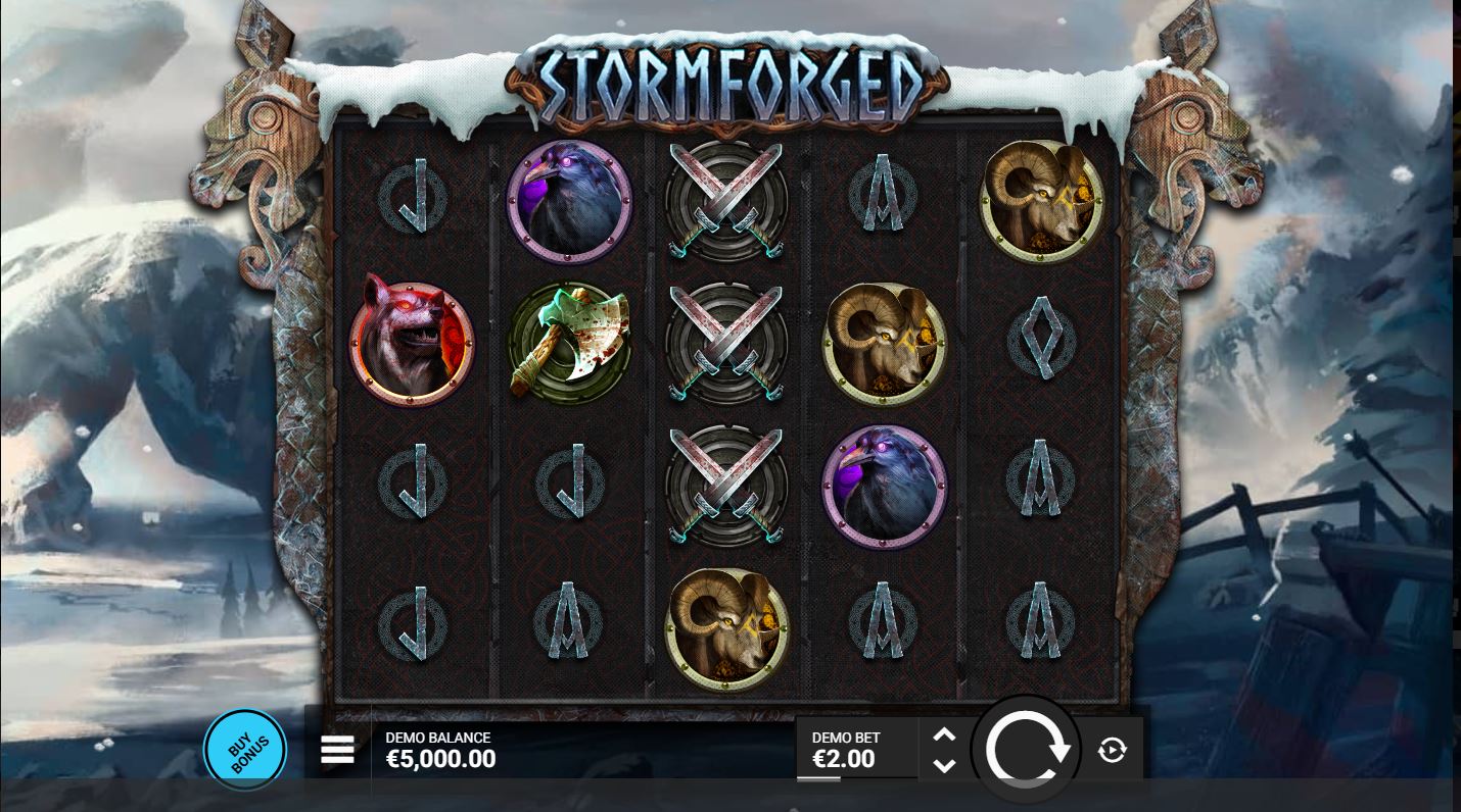 Stormforged grid - play screen