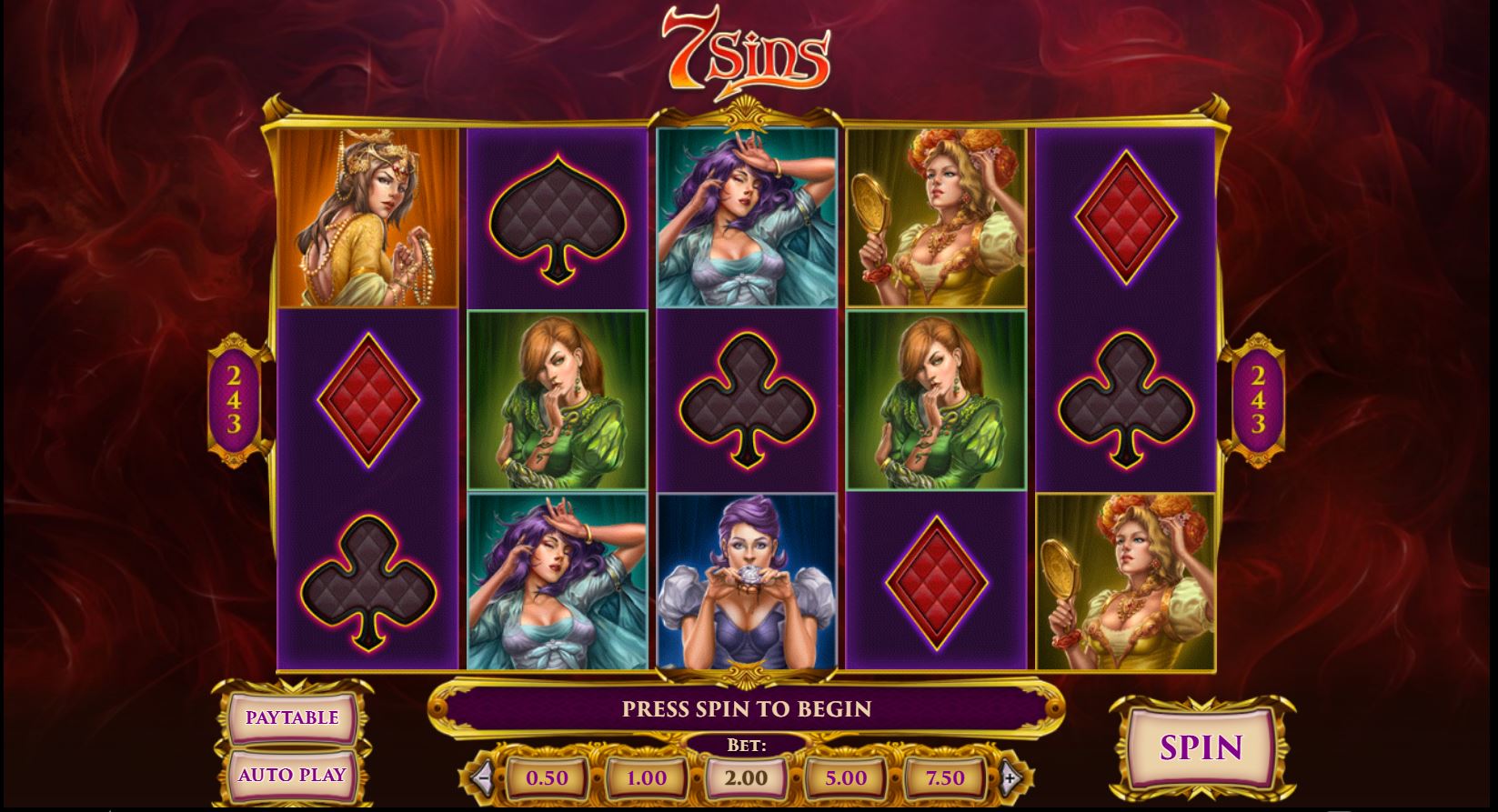 7 Sins - Gameplay screen 1