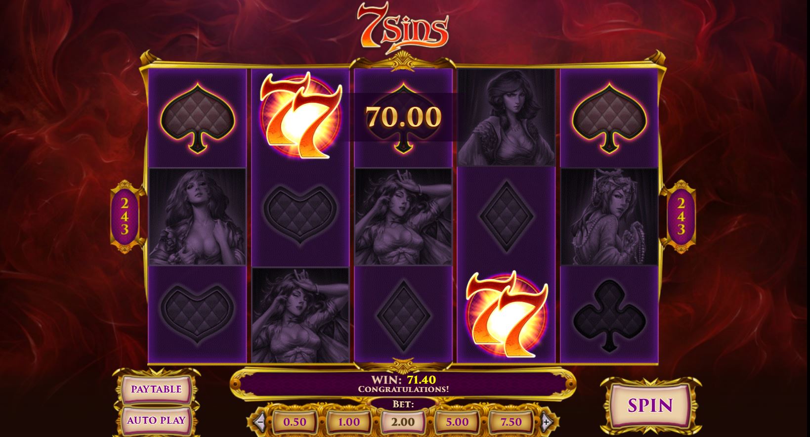 7 Sins - Gameplay screen 3