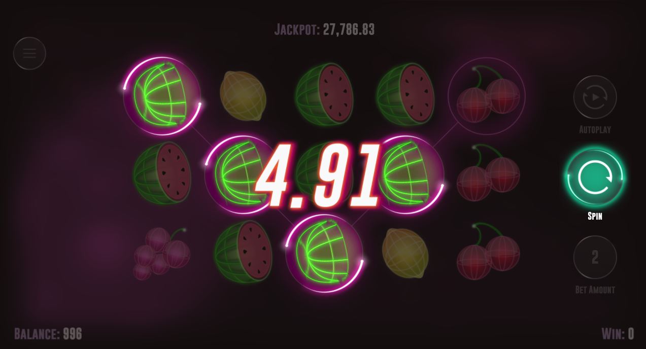 888 Deluxe Win screen