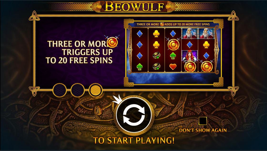 Beowulf - Game features screen 3