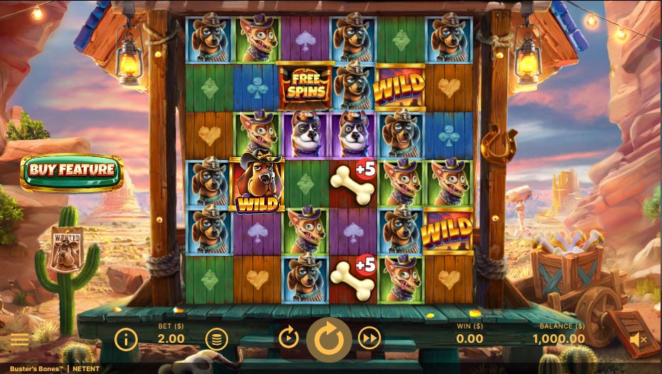 Buster's Bones Gameplay screen 1