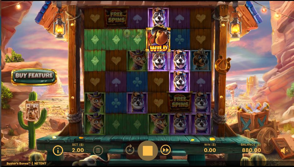 Buster's Bones Gameplay screen 3