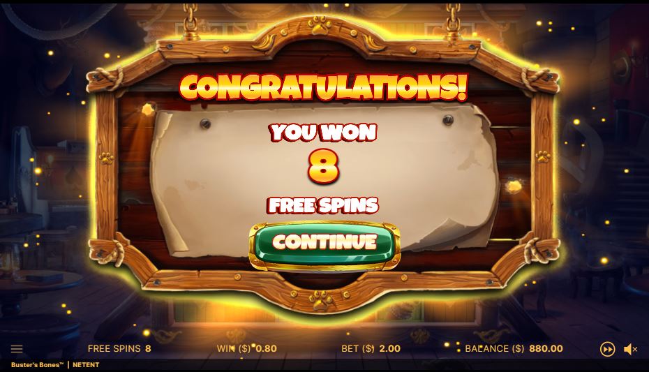 Buster's Bones Gameplay screen 4
