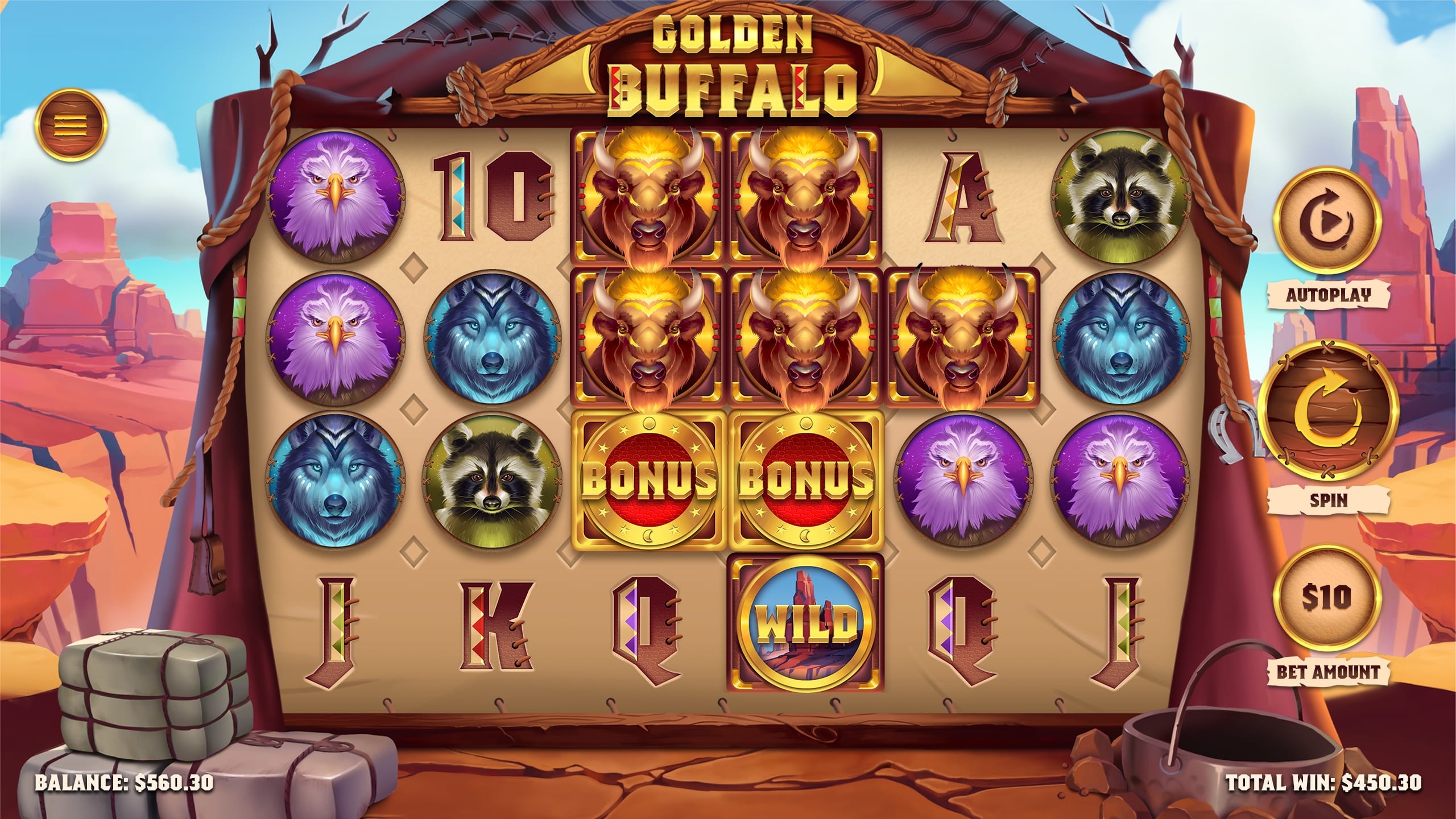 Golden Buffalo Gameplay
