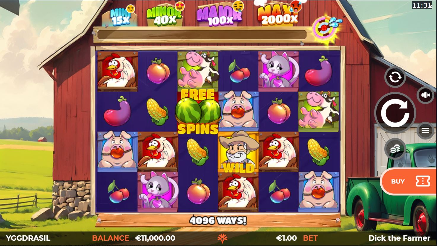 Dick the Farmer -Play screen1