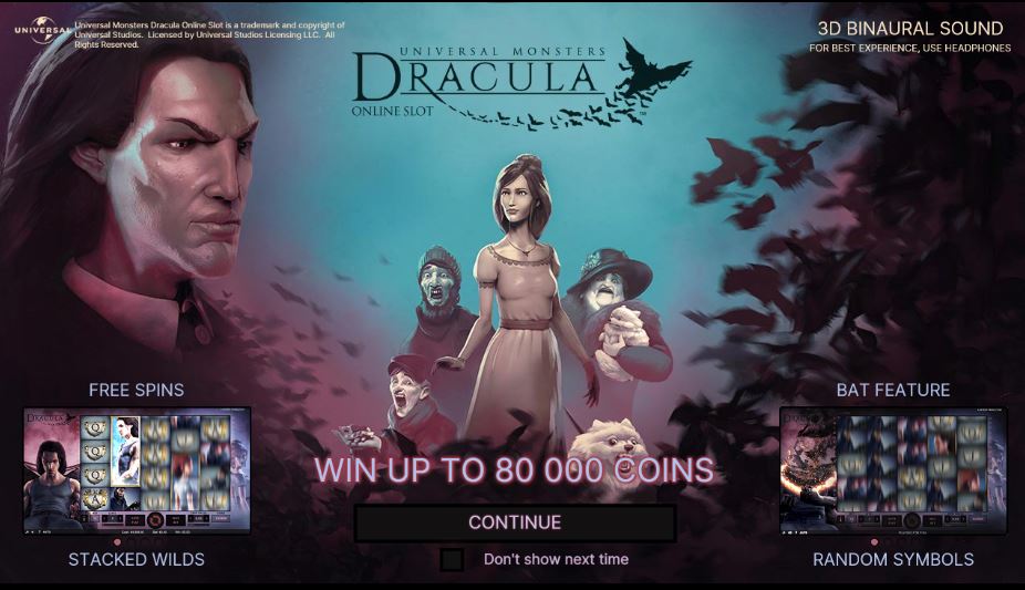Dracula - Intro screen