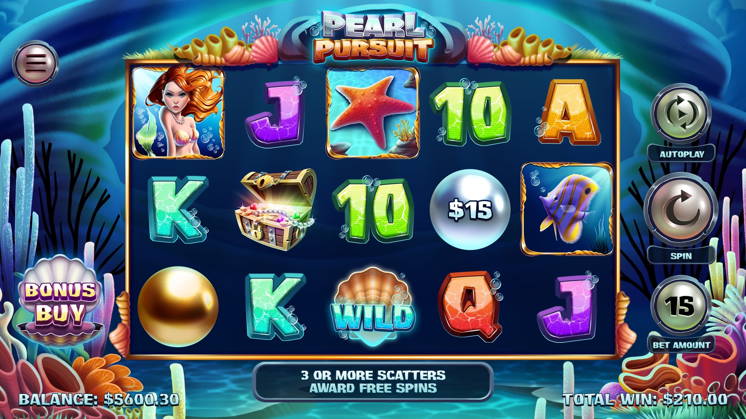 Pearl Pursuit Main Game