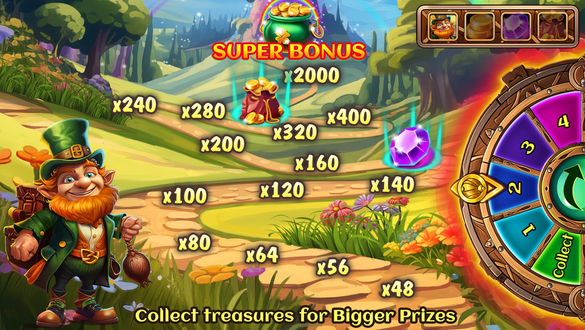 Leprechauns Golden Trail Game play screen 4