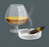 Whiskey & Cigar Symbol