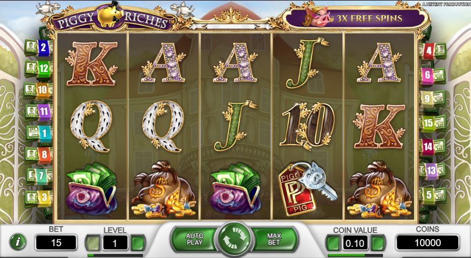 Piggy Riches Playscreen 1