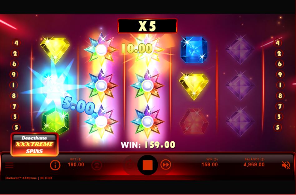 Starburst Xxxtreme Gameplay Screen 3