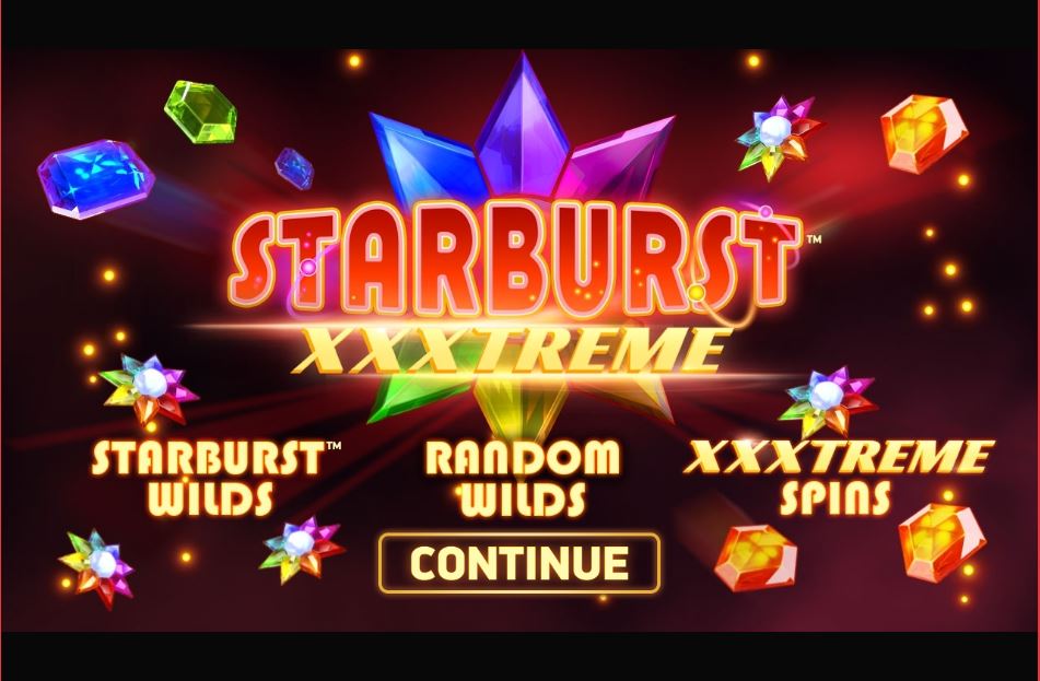 Starburst Xxxtreme Intro Screen