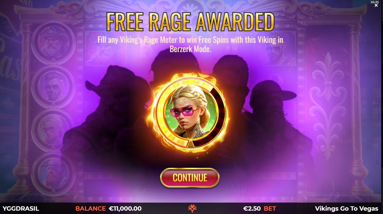 Vikings go to Vegas Wild Fight - intro screen 2
