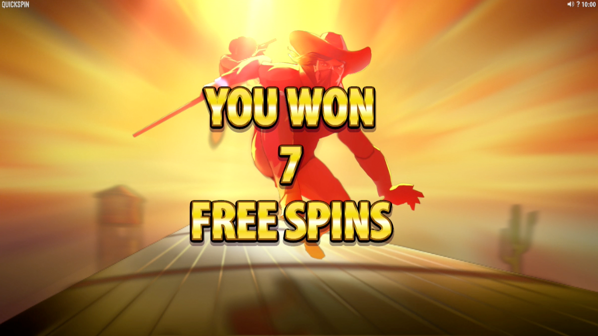7 free spins
